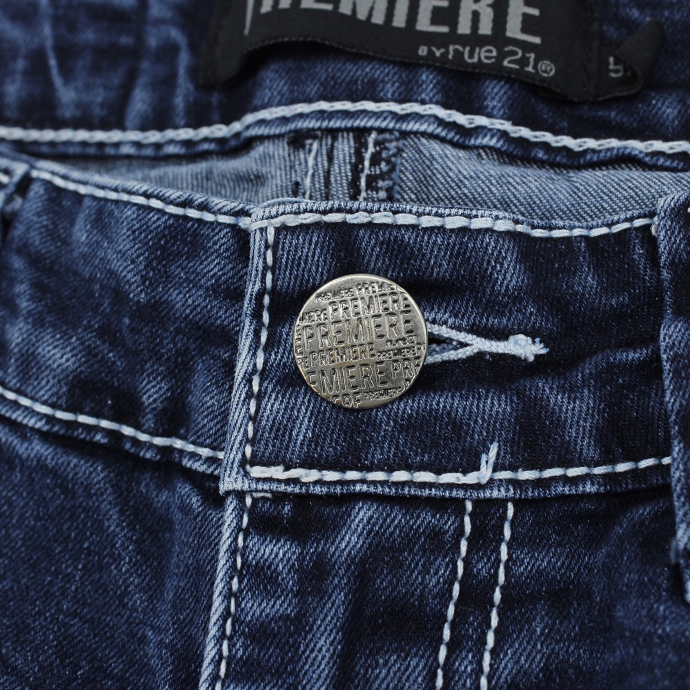 Premiere by Rue21 Skinny Jeans - Dark Blue - Size 5/6R - Picture 2 of 11
